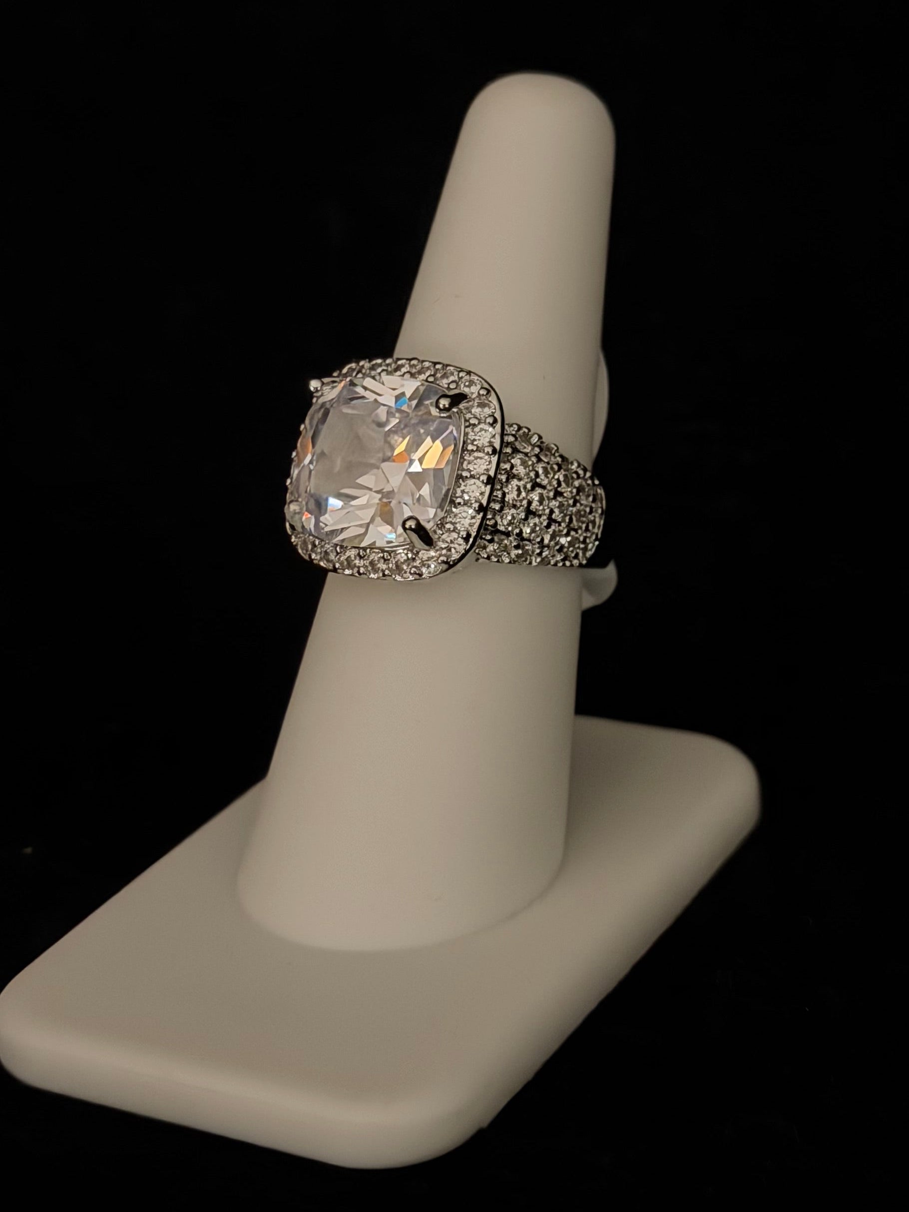 Cushion Halo Ring