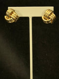 Classic Intertwined Gold Tone Studs