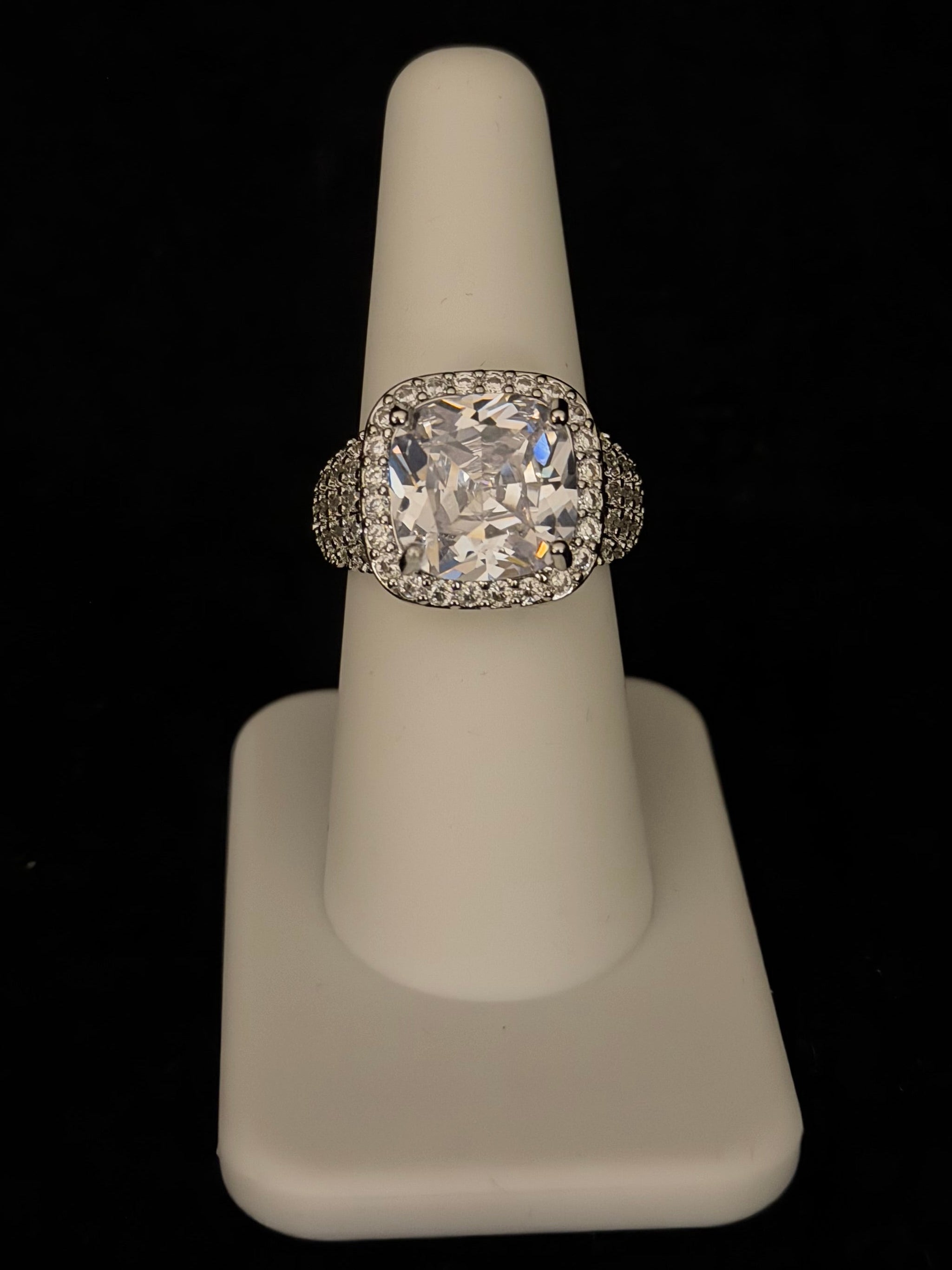 Cushion Halo Ring
