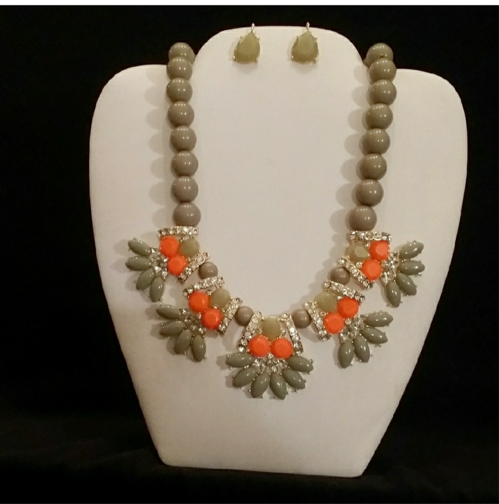 Smoked Statement Necklace