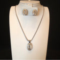 Oval Diamond Stimulant Pendant