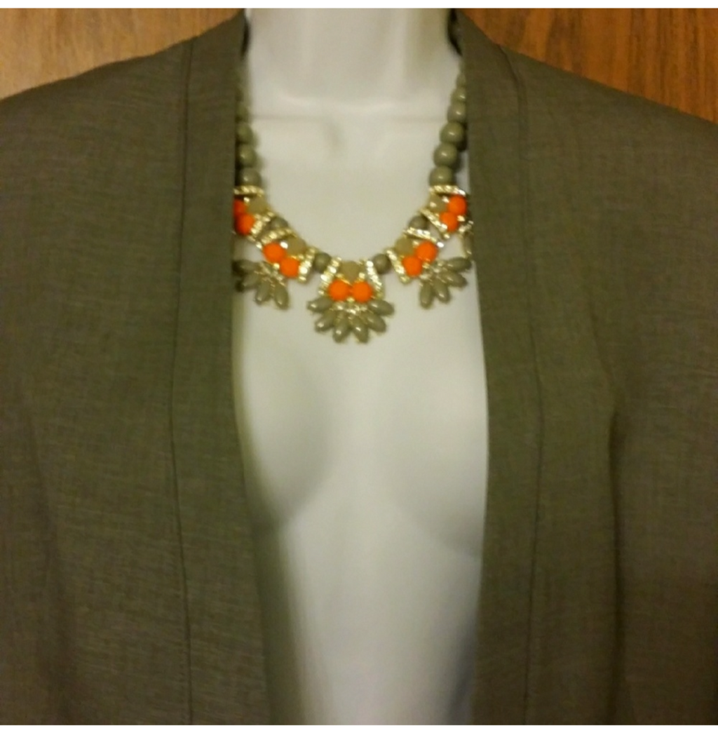 Smoked Statement Necklace