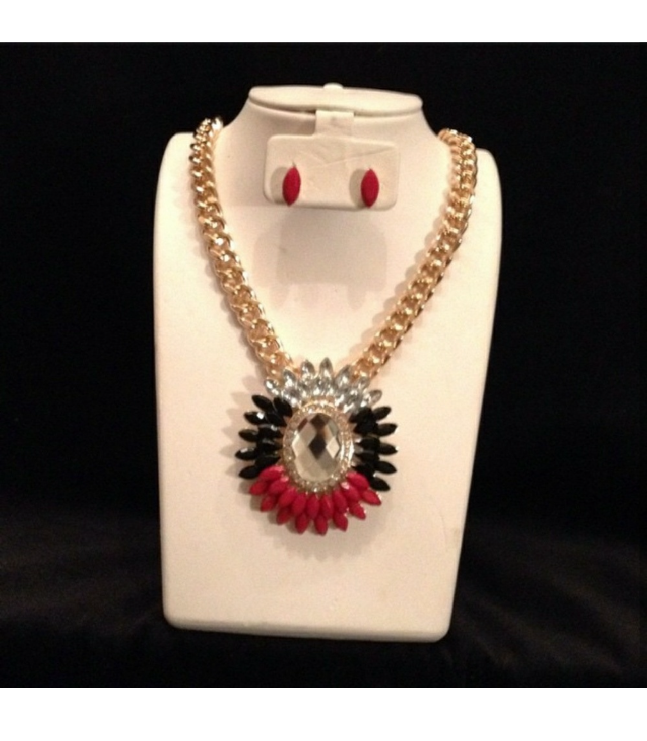Tri Color Pendant (Red)