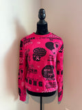 Vintage Pink Ribbon Graphic