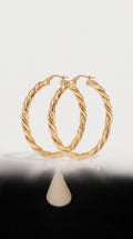 Everlasting Twist Hoops