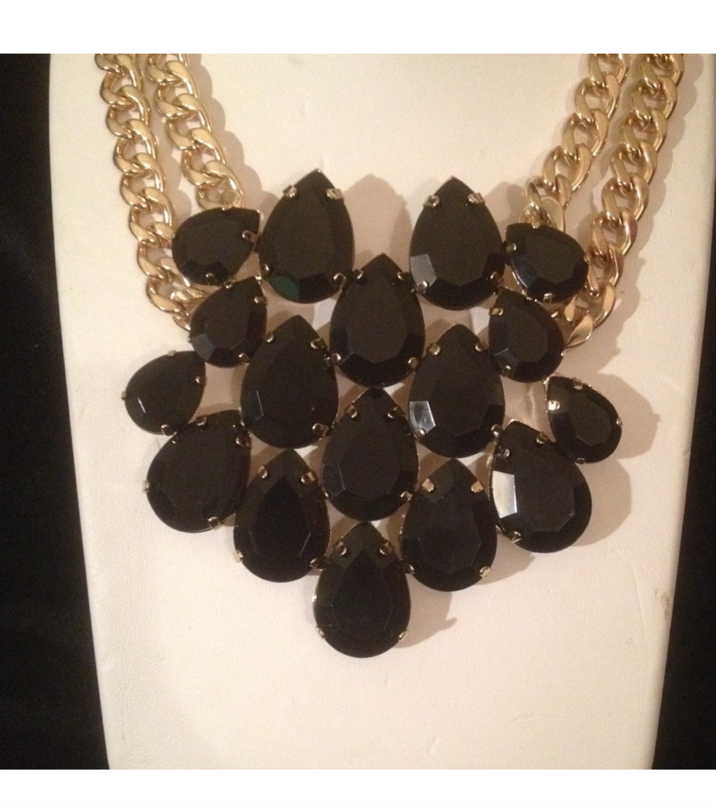 Statement Necklace Set (Gold)