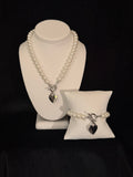 Romance and Elegance Pearl Set (Silver)