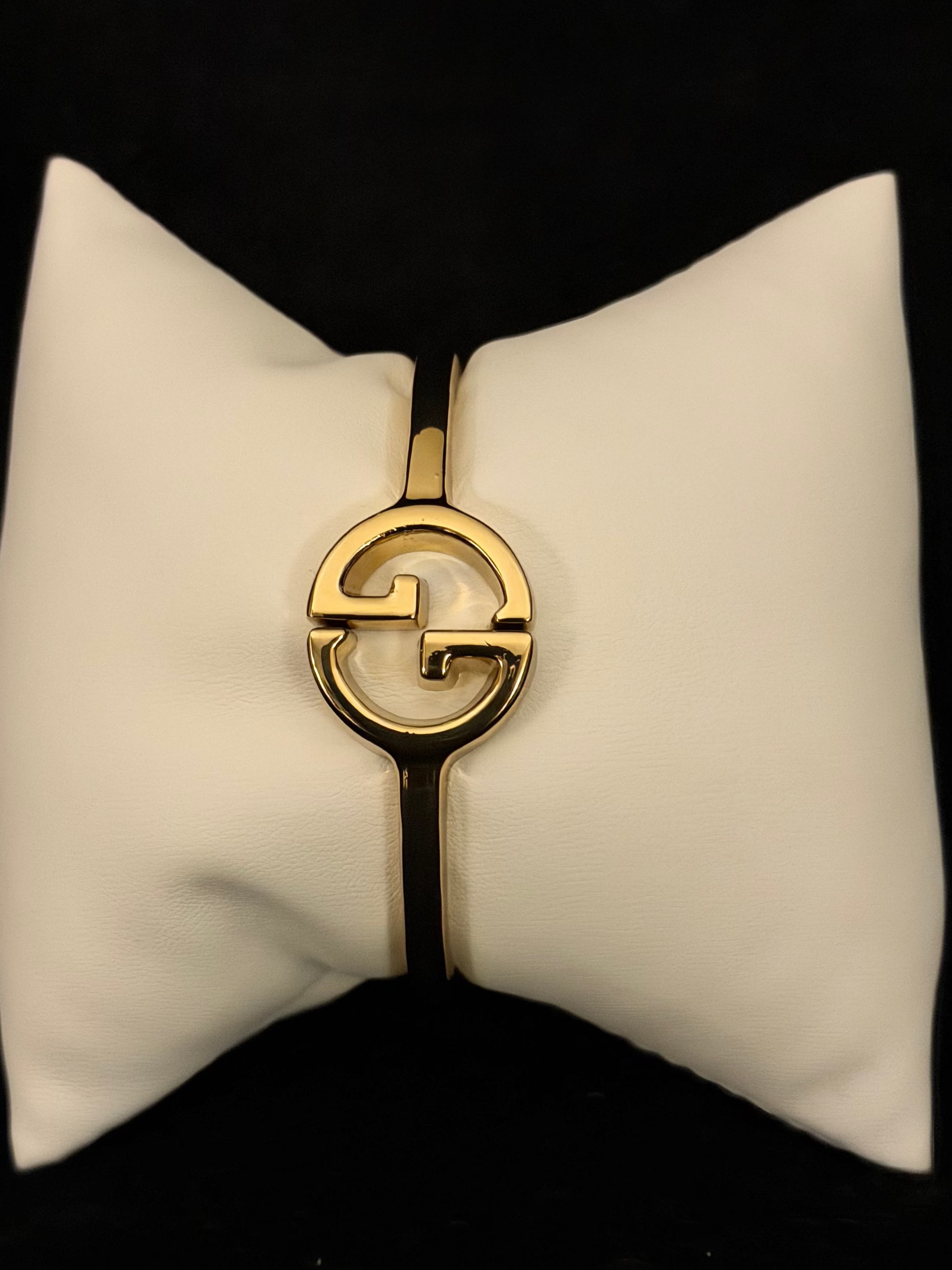 GG Gold Tone Bangle