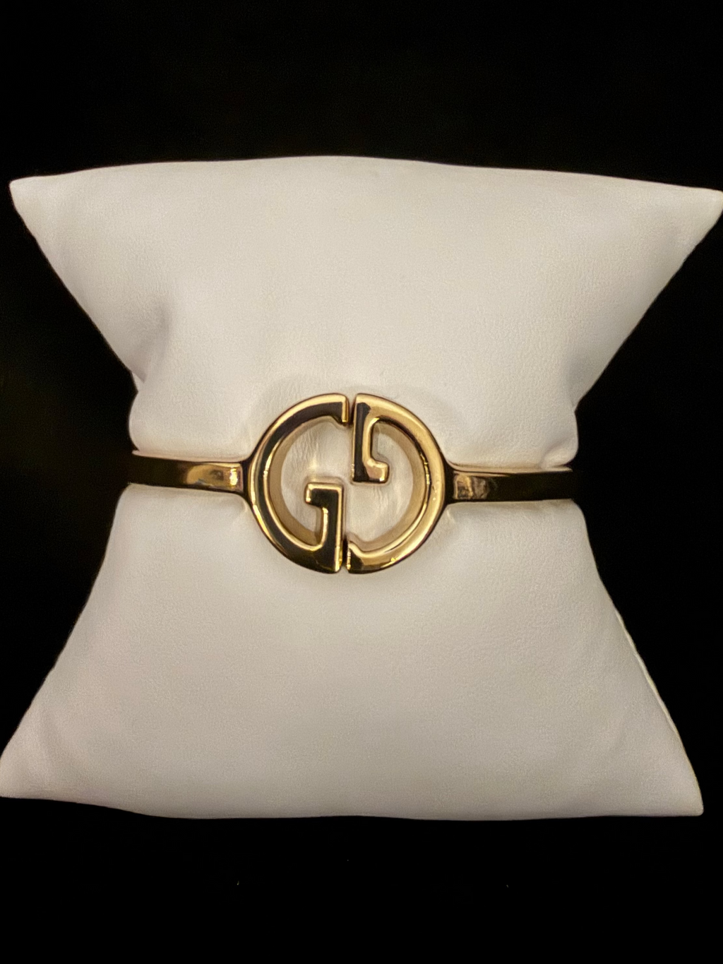 GG Gold Tone Bangle