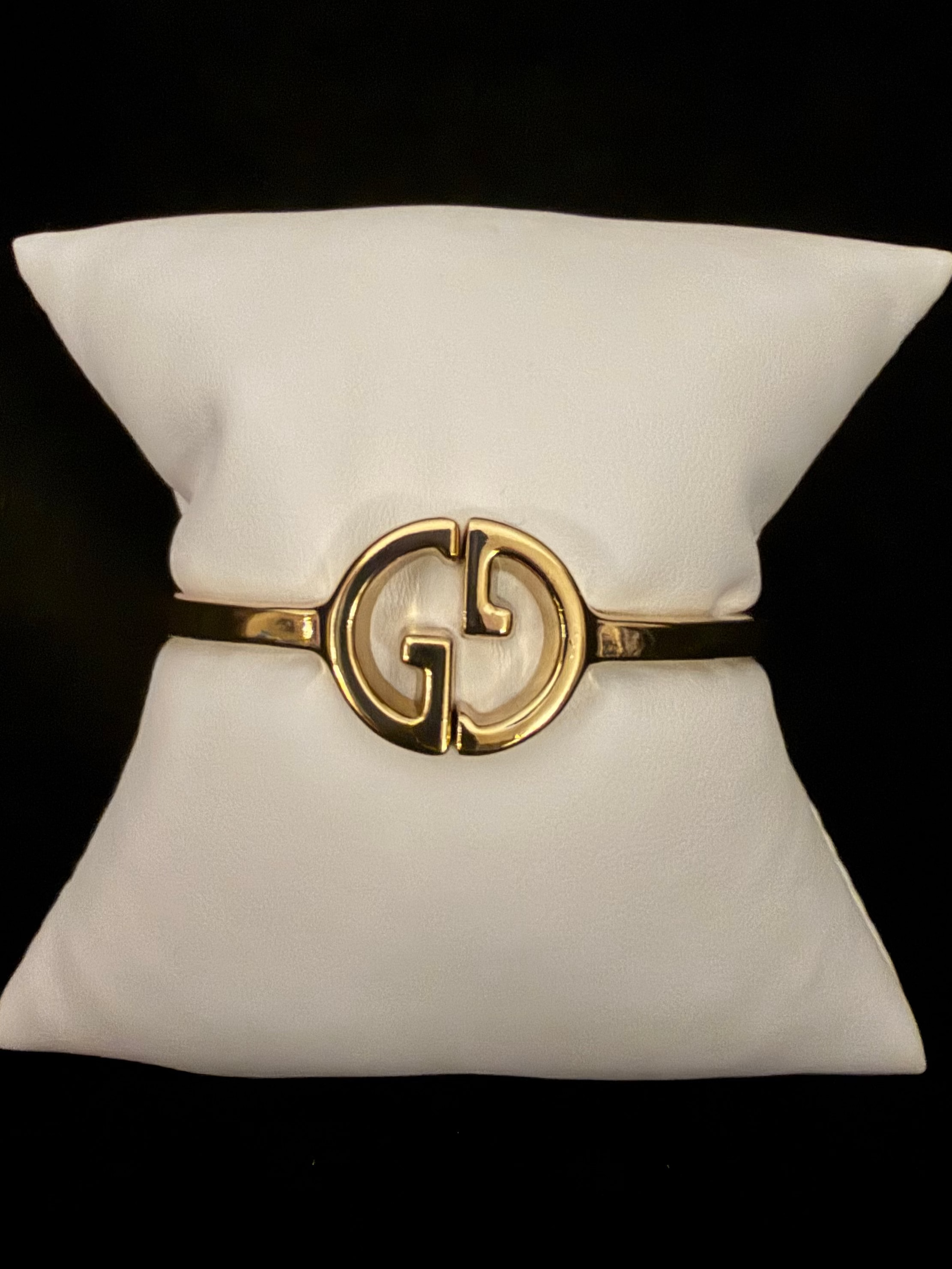 GG Gold Tone Bangle