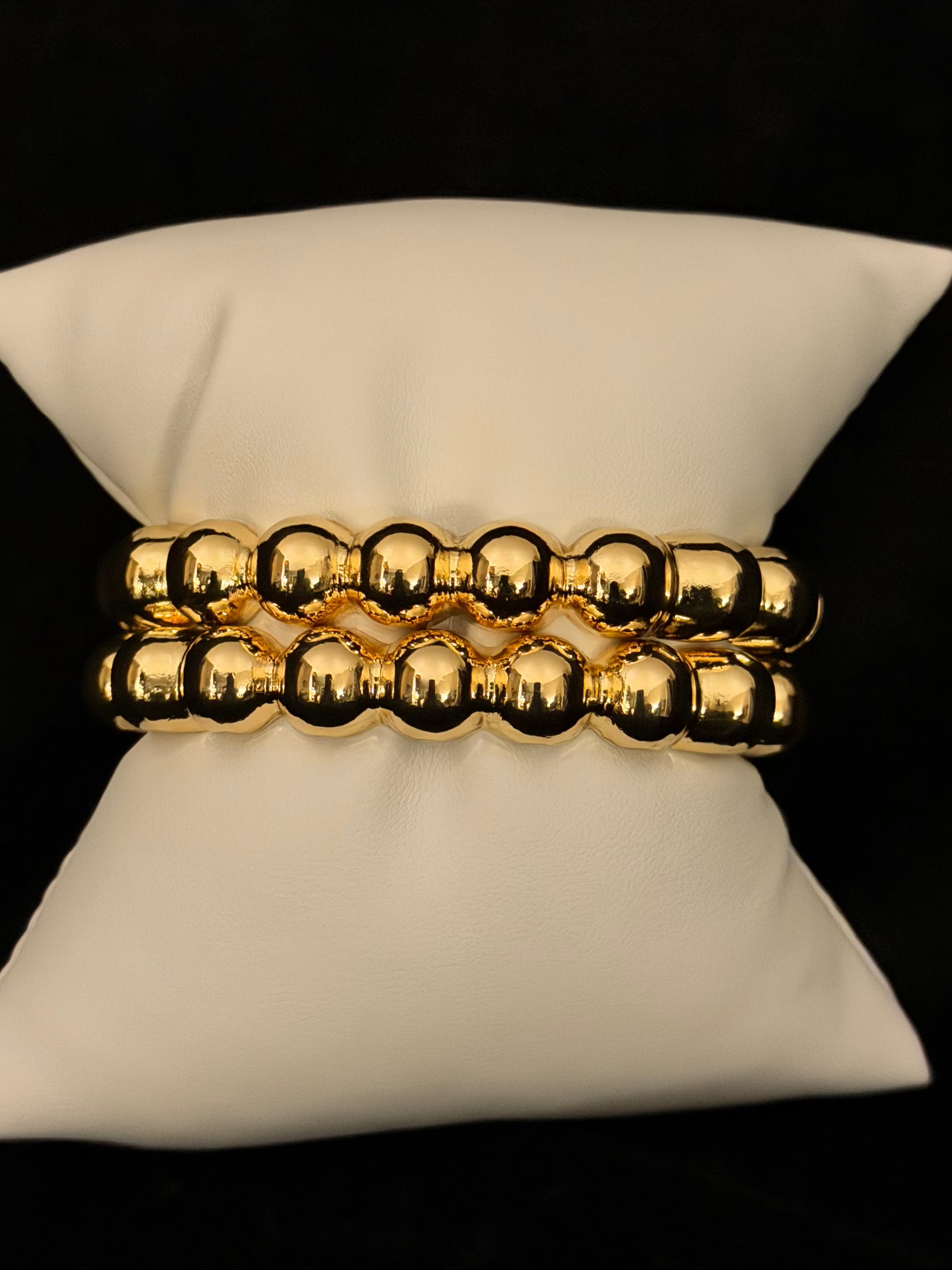 Gold Bubble Bangle
