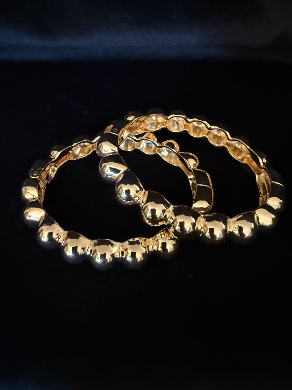 Gold Bubble Bangle