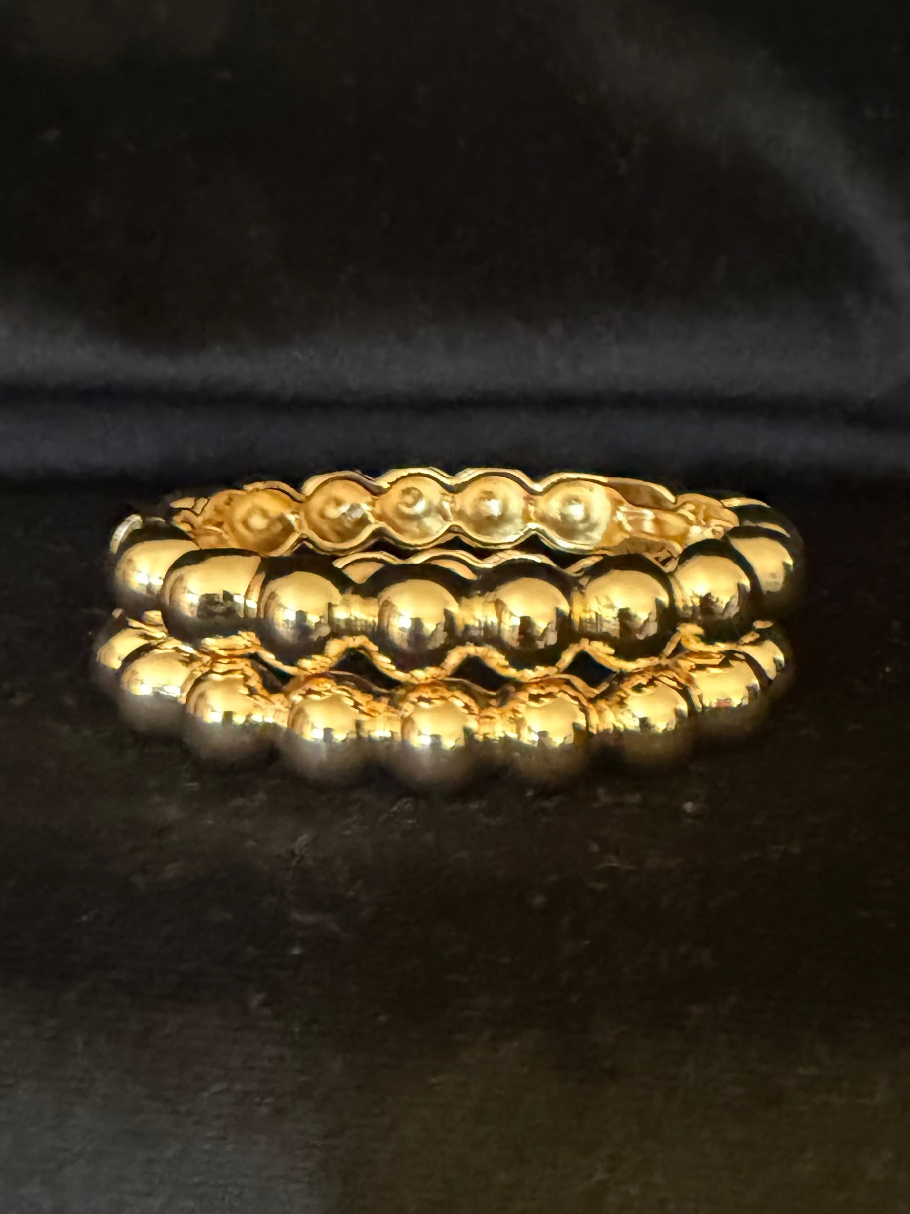 Gold Bubble Bangle