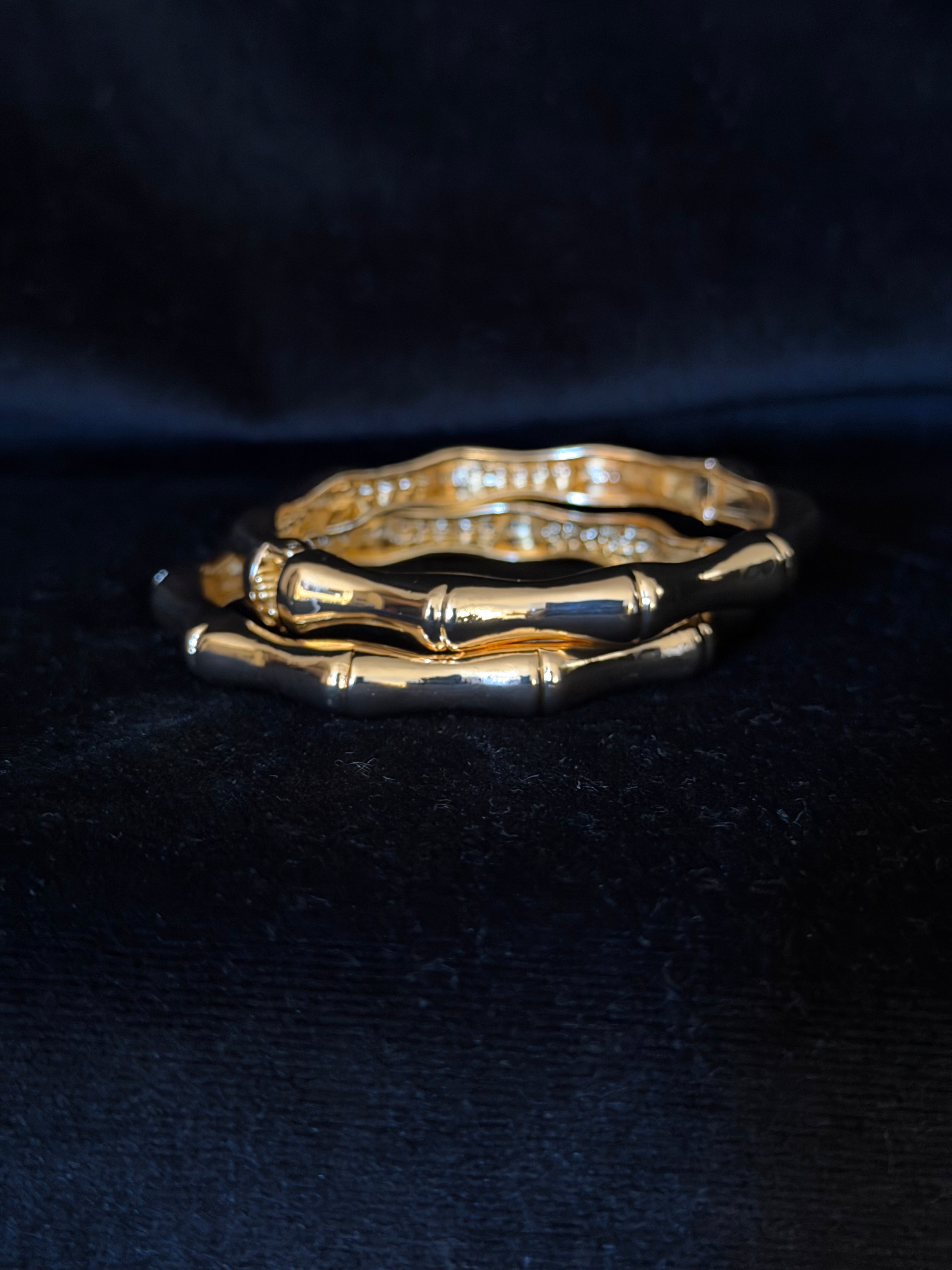 Bamboo Style Bangle