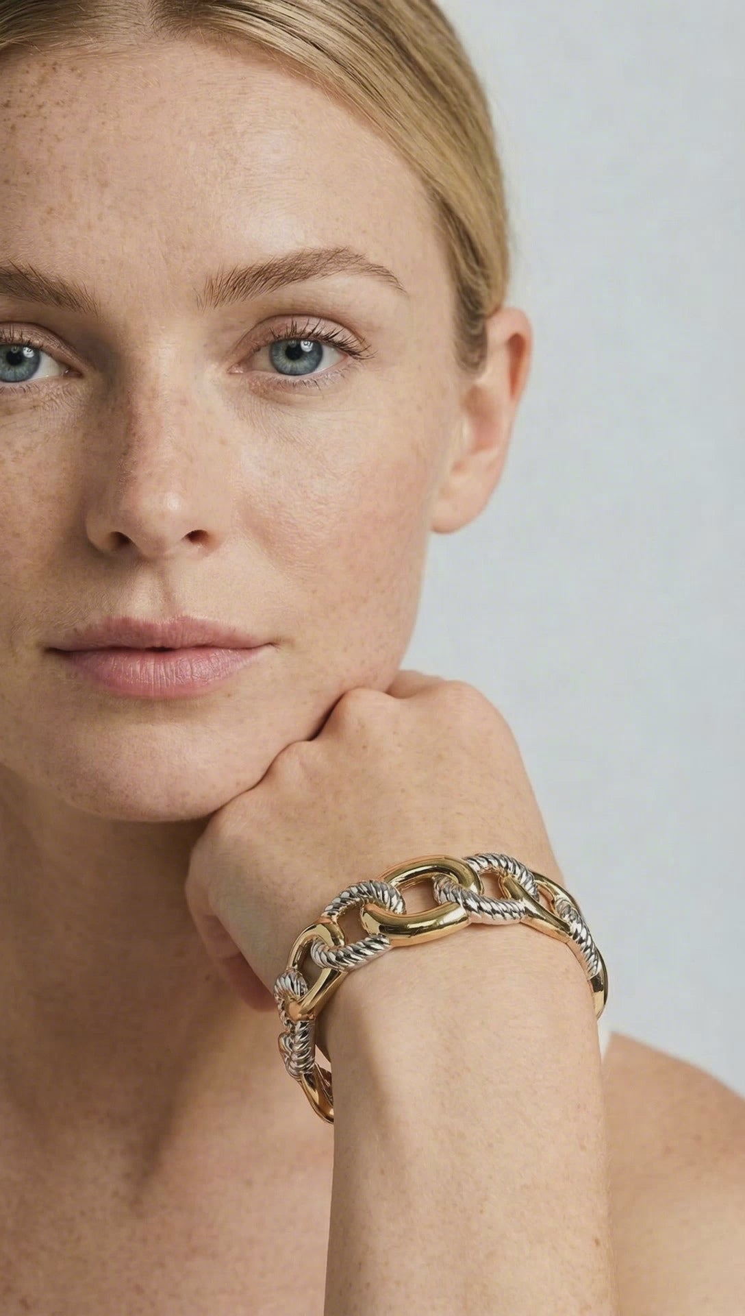 High Quality Two Tone Bangle