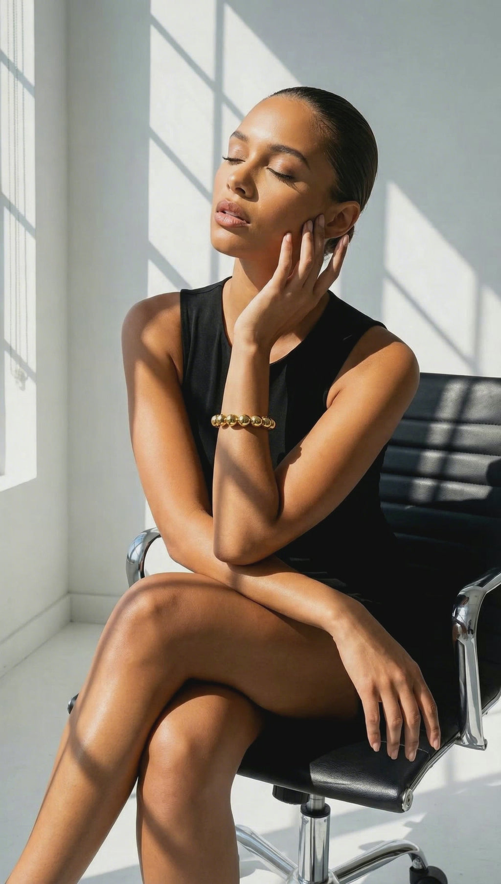 Gold Bubble Bangle