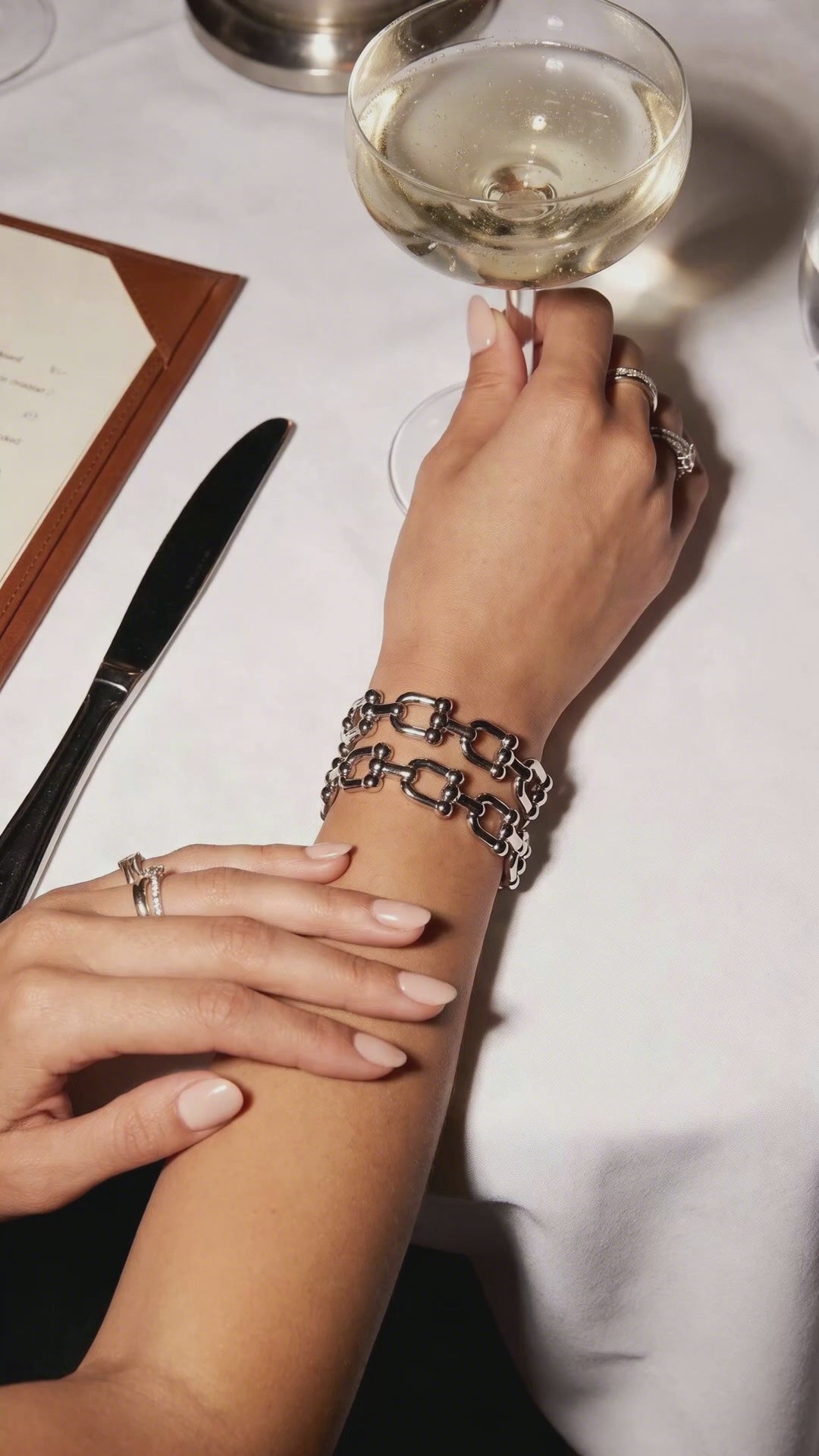 The Luxe Bangle (Silver)